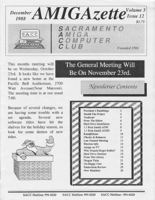 AmigaZette - 1988-12 cover